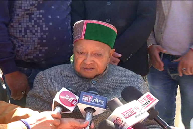 Virbhadra Singh congratulated Arvind Kejriwal, पूर्व CM वीरभद्र सिंह ने अरविंद केजरीवाल को दी जीत की बधाई