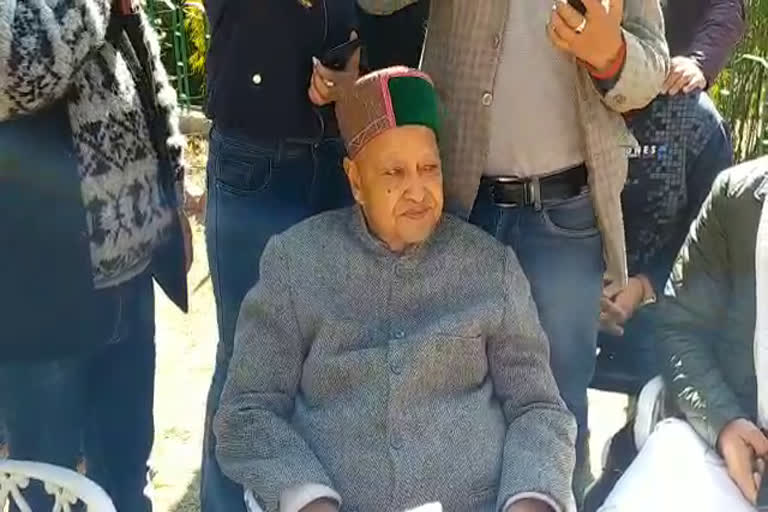 Truck union delegation met former Chief Minister Virbhadra Singh