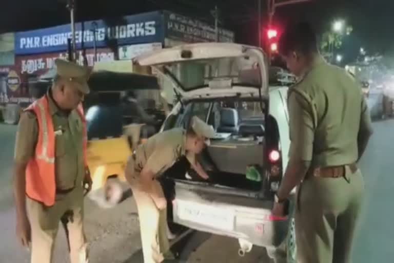 police protection deployed in Coimbatore