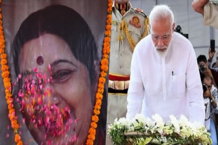 modi-remembers-sushma-swaraj