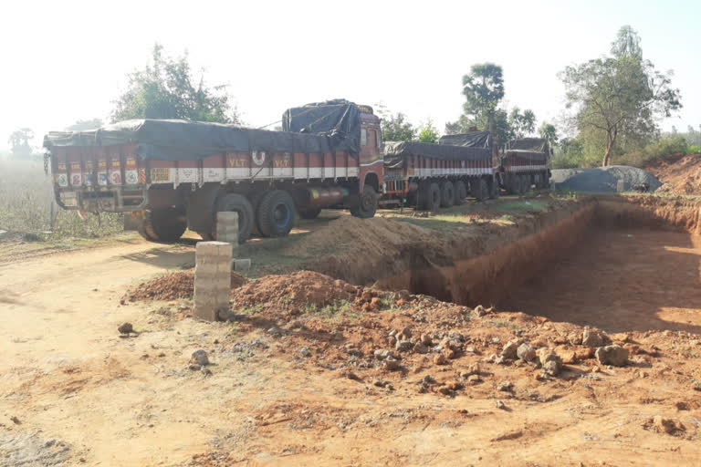 sand move to Telangana at west godavari