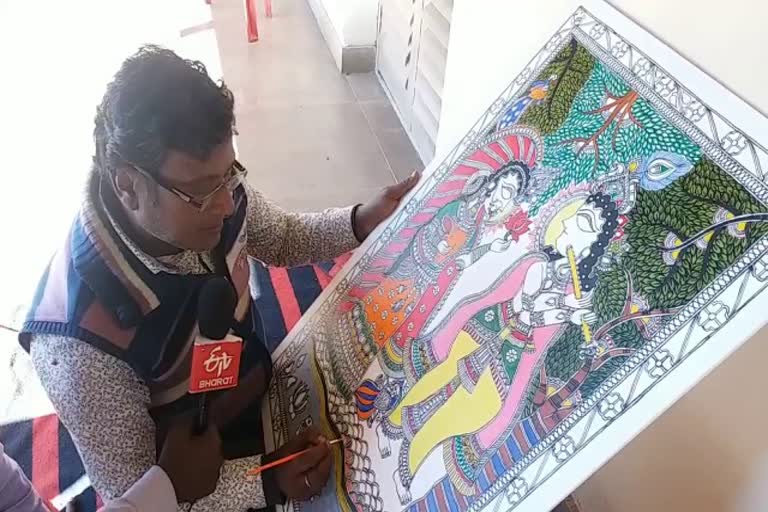 Madhubani painting boom in Netarhat painting camp