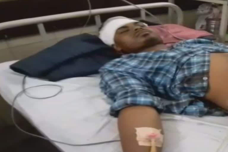 unknown men beaten up a young boy, FIR registered