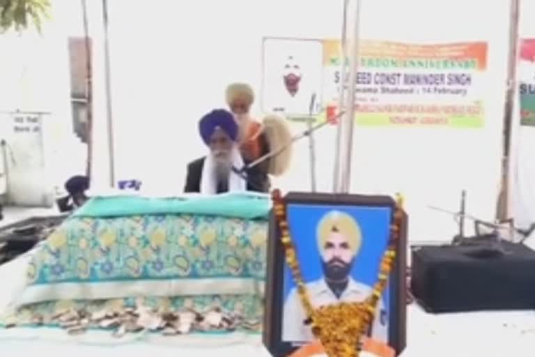 the-first-death-anniversary-of-maninder-singhs-death-in-pulwama