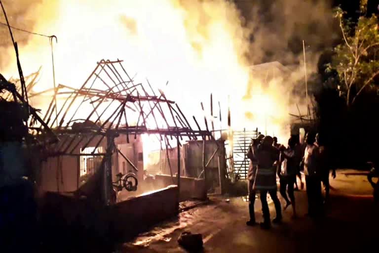 Recent Fire accident at Nagapattinam