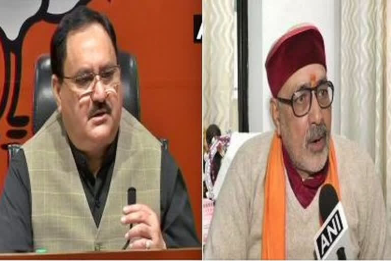 Union Minister Giriraj Singh and  Jagat Prakash Nadda