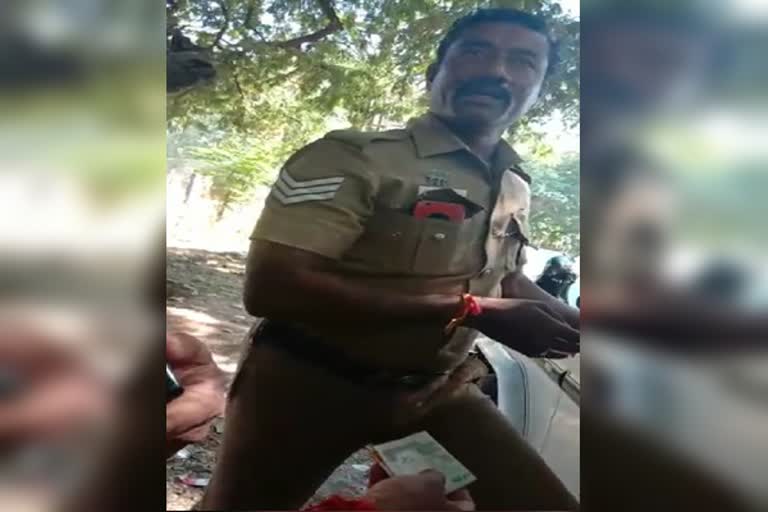 லஞ்சம் வாங்கிய எஸ்.ஐ, police SI suspended