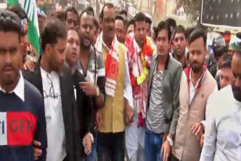 Salman Khan newly appointed CEO of assam state congress minority cell welcomed at barpeta