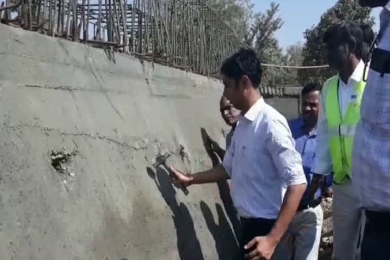 Collector inspected construction work in Barwani