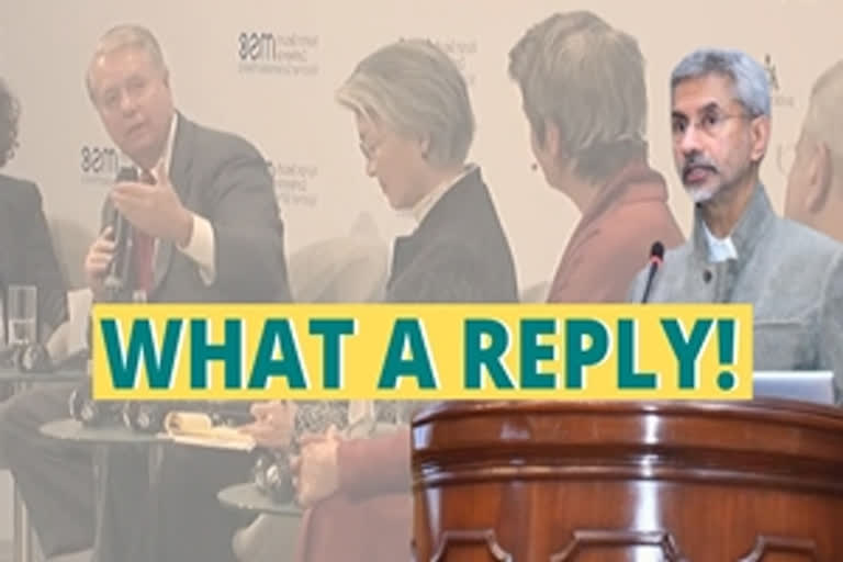 Lindsey Graham  Munich Security Conference 2020  Kashmir issue  Democracy  Article 370  S Jaishankar  കശ്‌മീര്‍ പ്രശ്‌നം  അമേരിക്ക ഇന്ത്യ ചര്‍ച്ച  എസ് ജയശങ്കര്‍  മ്യൂനിച് സുരക്ഷാ കോണ്‍ഫറന്‍സ്