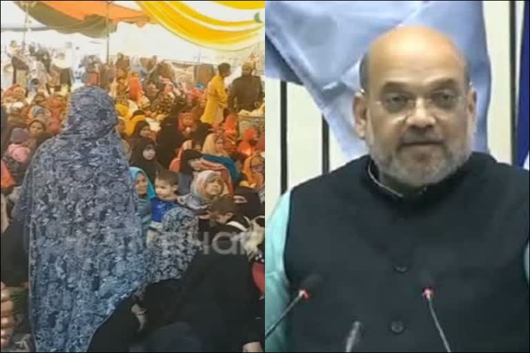 Amit Shah And Shaheen Bagh Protestors