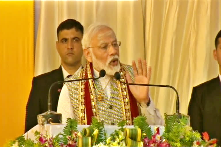 PM narendra modi arrives in Varanasi