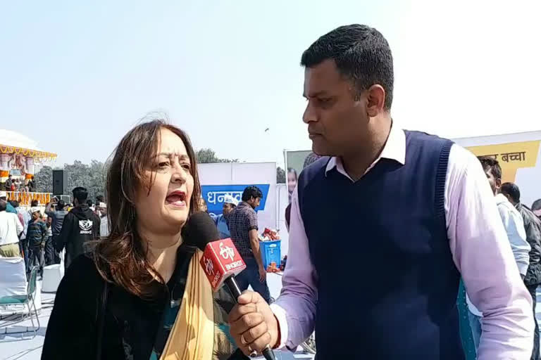 AAP Maharashtra's senior leader preeti menon speak to etv bharat