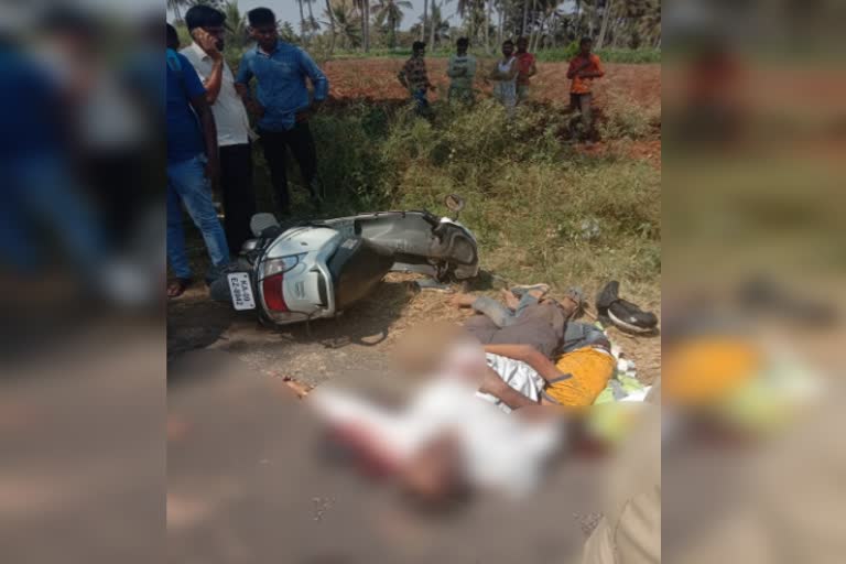 Accident between Lorry and bike