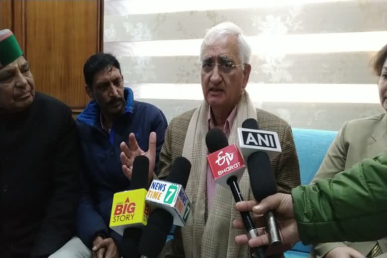 former minister salman khurshid targets central government on economy