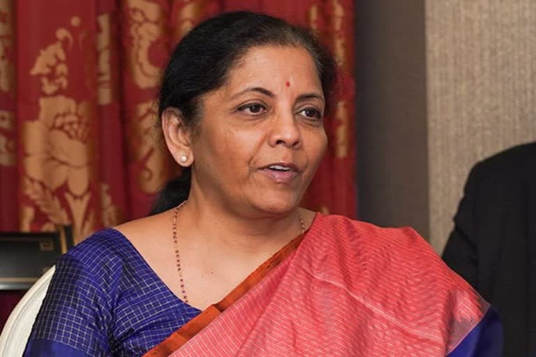 Nirmala Sitharaman on MGNREGA allocations MGNREGA allocations Nirmala Sitharaman in Hyderabad MGNREGA is a demand driven program Finance Minister Nirmala Sitharaman business news ETV Bharat 'அது ஒரு கோரிக்கை திட்டம், தொடர்ந்து செயல்படுத்த விரும்புகிறோம்': நிர்மலா சீதாராமன் மகாத்மா காந்தி தேசிய ஊரக வேலைவாய்ப்பு உறுதி திட்டம், மத்திய பட்ஜெட் 2020, நிதிநிலை அறிக்கை, கிராமப் புறங்கள்