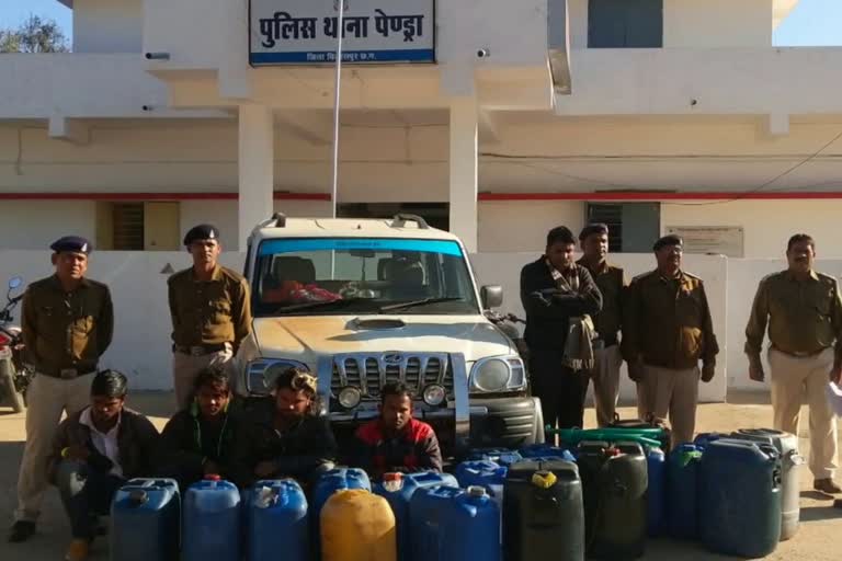 Police arrested interstate businessmen in three cases at bilaspur