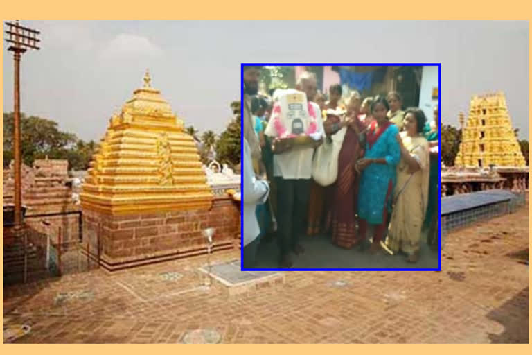 handloom workers going to srisailam  Mallanna Swamy Temple to giving Headgear