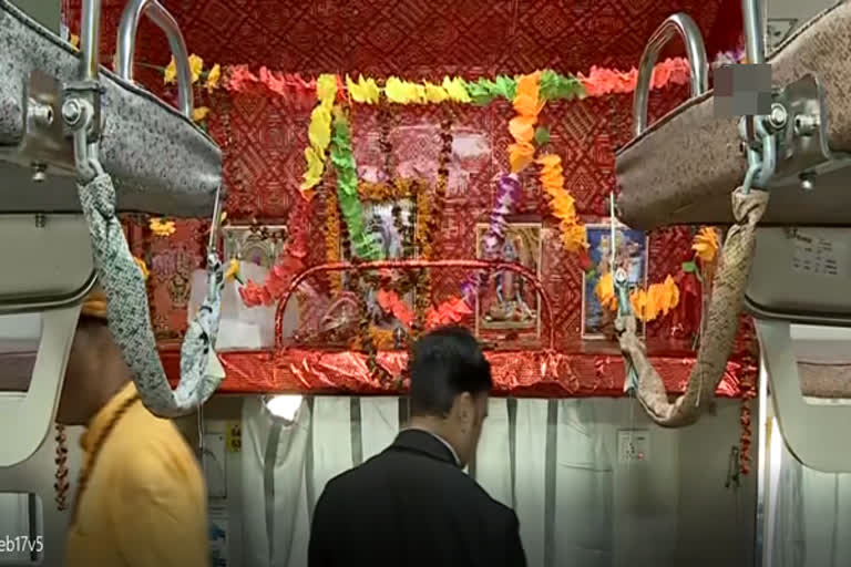 For the first time ever, a seat reserved for a deity in Kashi Mahakal Express