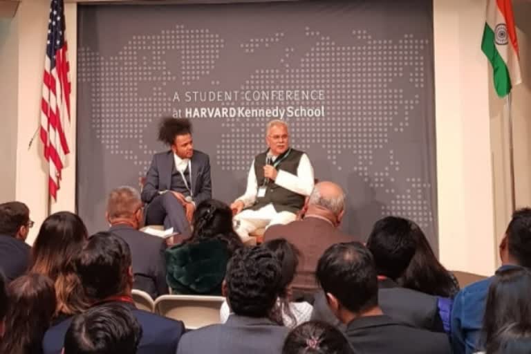 Lecture of CM Bhupesh Baghel at Harvard University