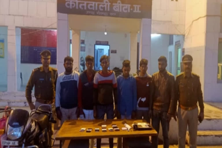 police arrested 6 crooks in greater noida