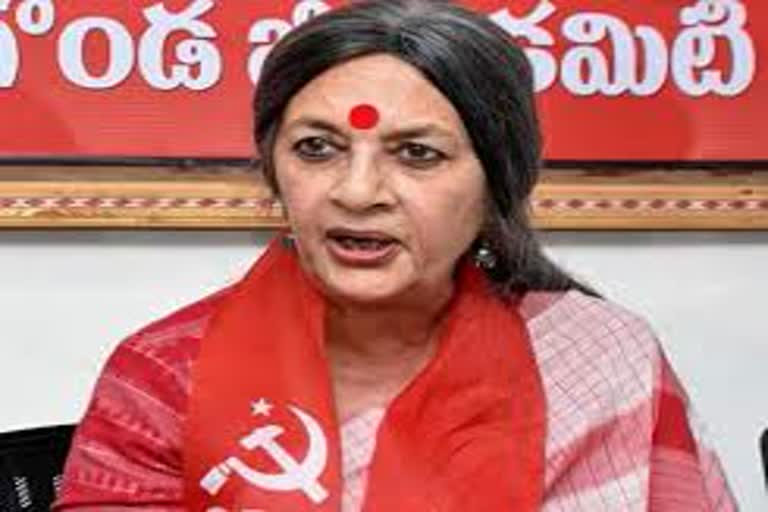 Former MP brinda Karat