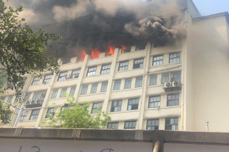 Fire breaks out at GST Bhavan in Mumbai