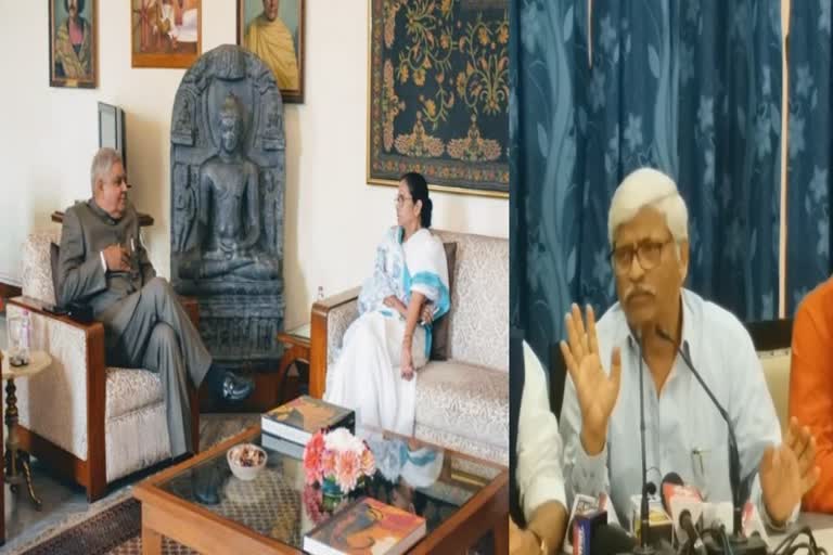 left reaction on mamata governor meeting