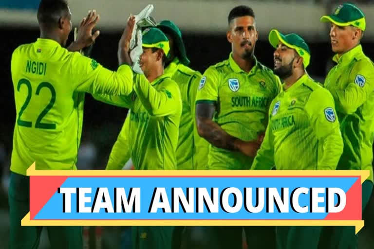 south africa squad announced for t20 series against australia