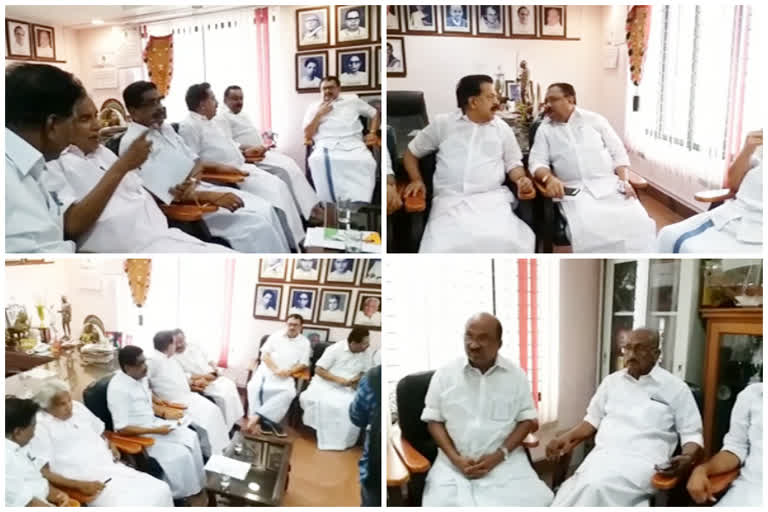 kpcc political affairs commit meeting  കെപിസിസി രാഷ്ട്രീയ കാര്യ സമിതി യോഗം ആരംഭിച്ചു  കെപിസിസി രാഷ്ട്രീയ കാര്യ സമിതി യോഗം