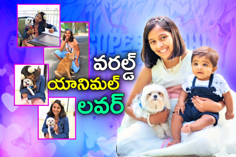 11 years girl is writing books on animal and their rights in hyderabad