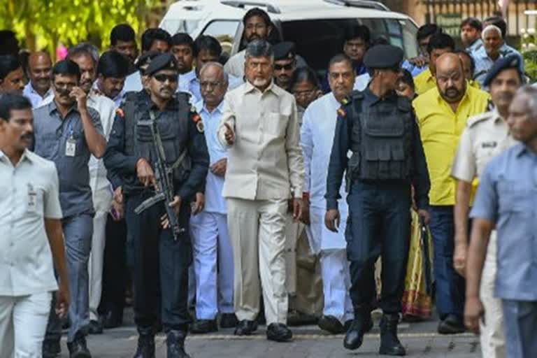 TDP condemns Andhra govt's decision to downgrade security cover of Chandrababu Naidu