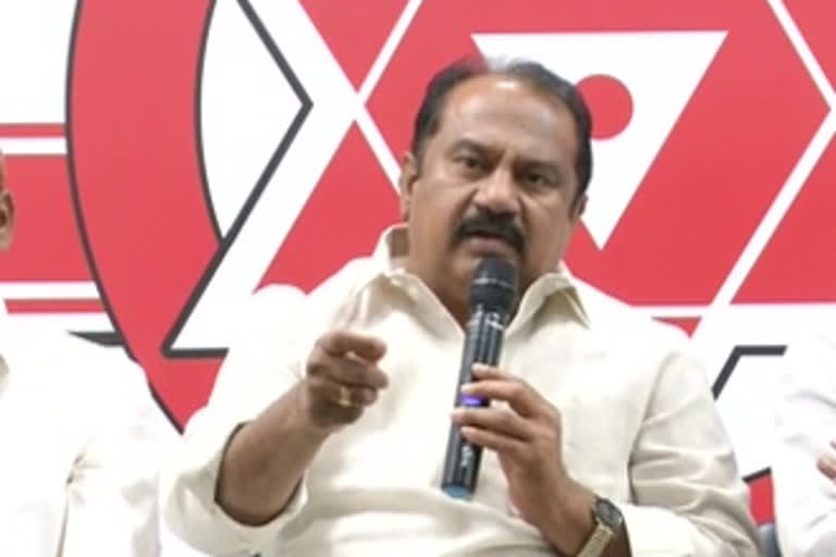 janasena pcc member press meet on YCP MLAs speech