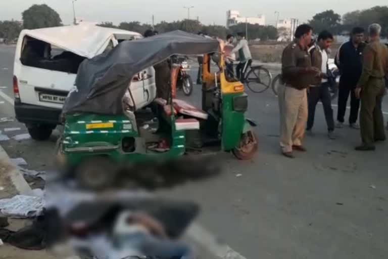 a man died on malrena road faridabad in accident