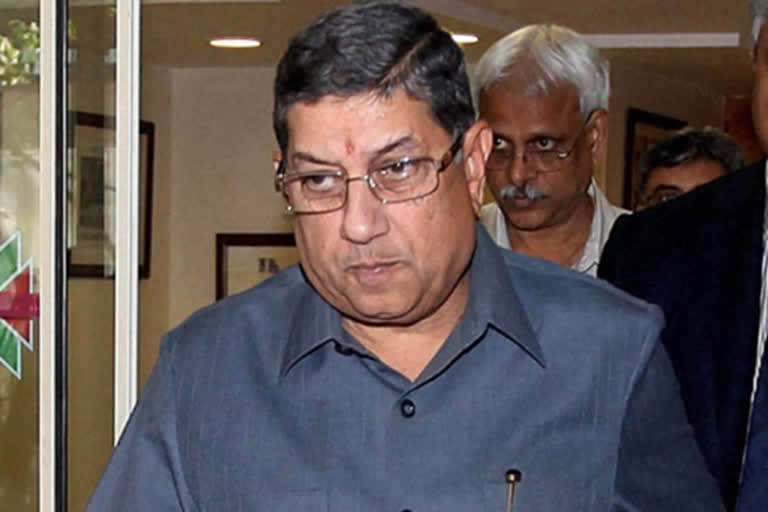 Telangana High Court denies N. Srinivasan petition  in case stay