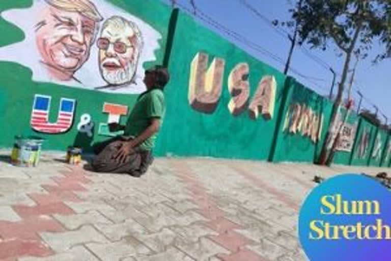 Ahmedabad Municipal Corporation (AMC) building a wall