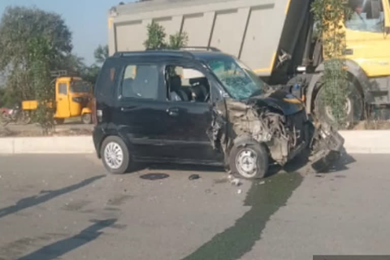 road accident at gawjel