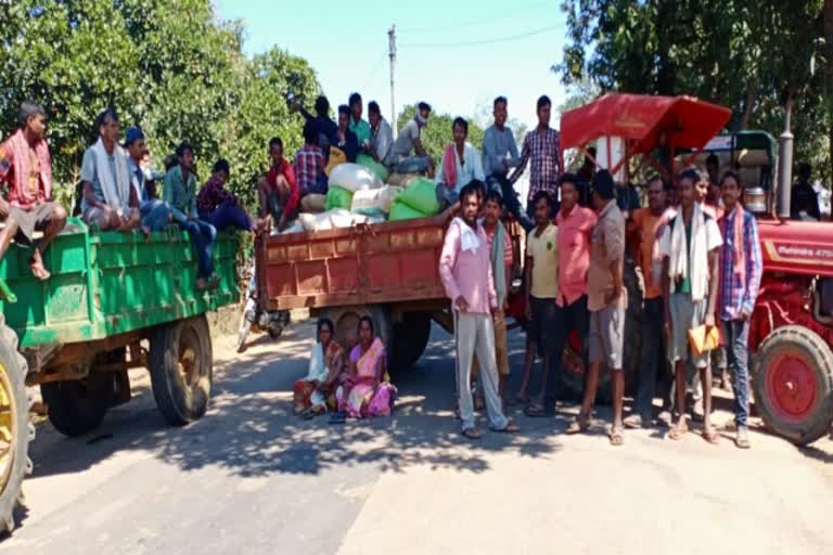 किसानों का हल्ला बोल