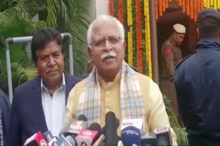 cm manohar lal praises haryana legislators after pre-budget discussion