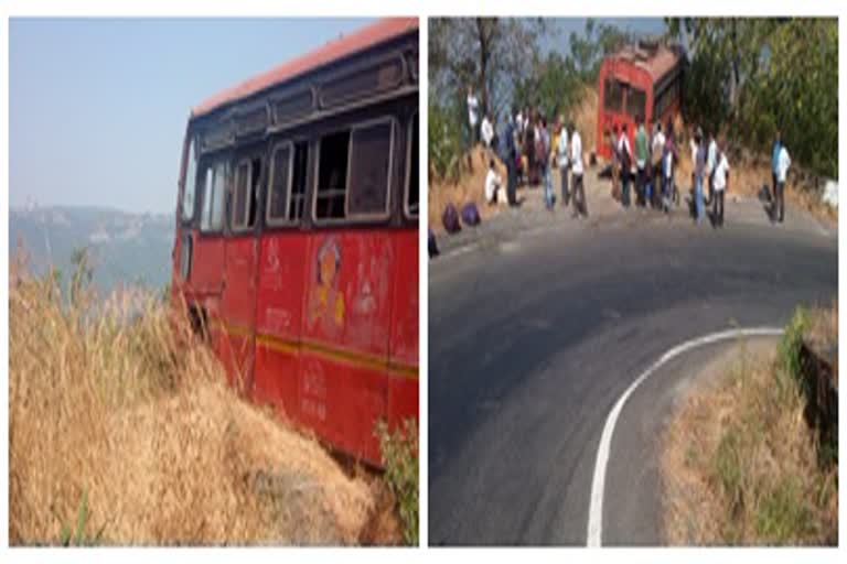 bus acceident in kolhapur, tourists safe