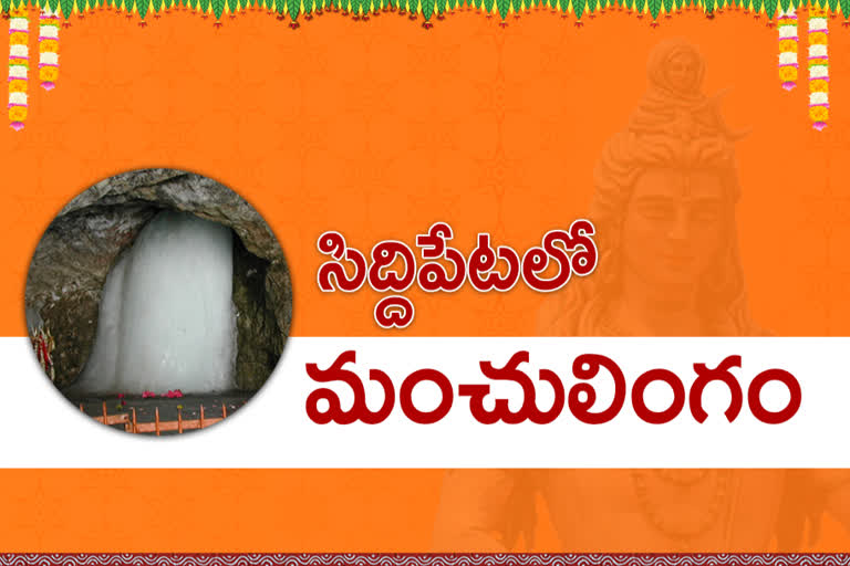 Amarnath's vision in Siddipet maha shivaratri festival time