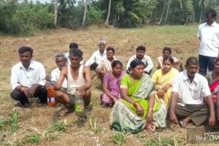 farmers protest in visakha district