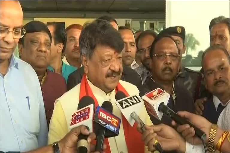 Kailash Vijayvargiya attack on Bhupesh Government in raipur