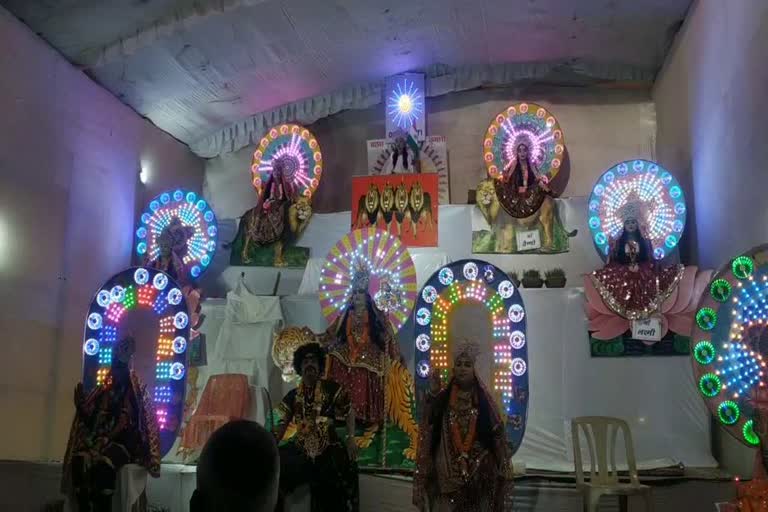 Prajapita Brahmakumari Ishwari University tableau in Rajim fair