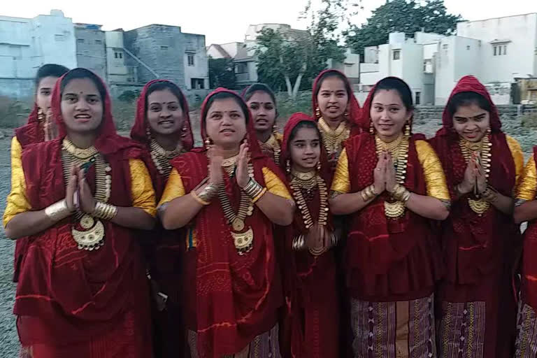 Dandiya Raas welcoming trump