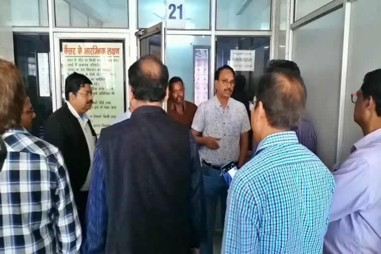 Central team inspects MGM hospital in jamshedpur