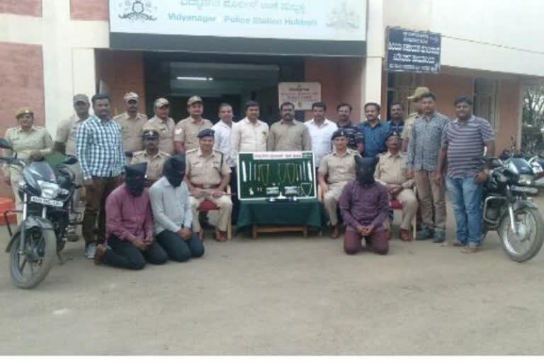 3 thieves arrested in Hubli!