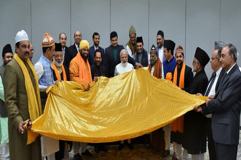 The Prime Minister hands over chadar for Ajmer Dargah