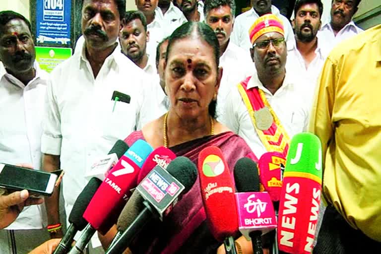 Minister of Social Welfare Dr. Saroja