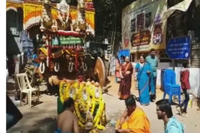 Brahma rathothsava of Shiva in Malleshwaram